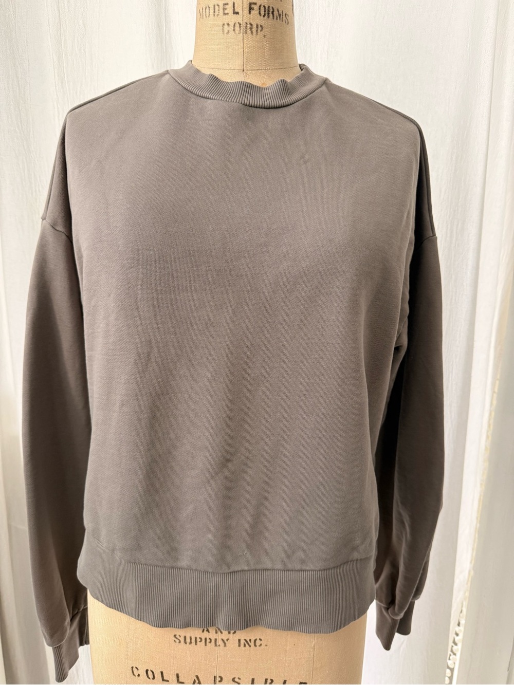 Brixton Baseline Crewneck Sweatshirt sz S